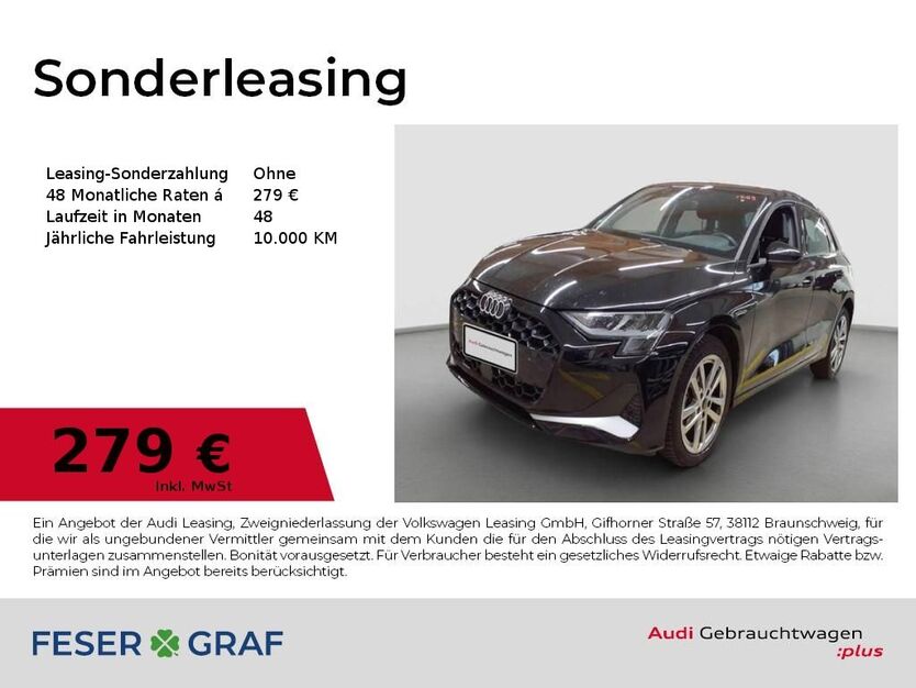 Audi A3 18.498 km 30.990 € Dessau-Roßlau 06844