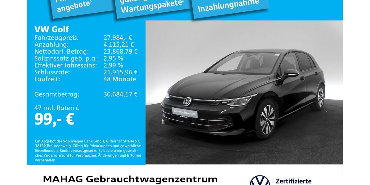 VW Golf 18.285 km 27.486 &euro; München 80935