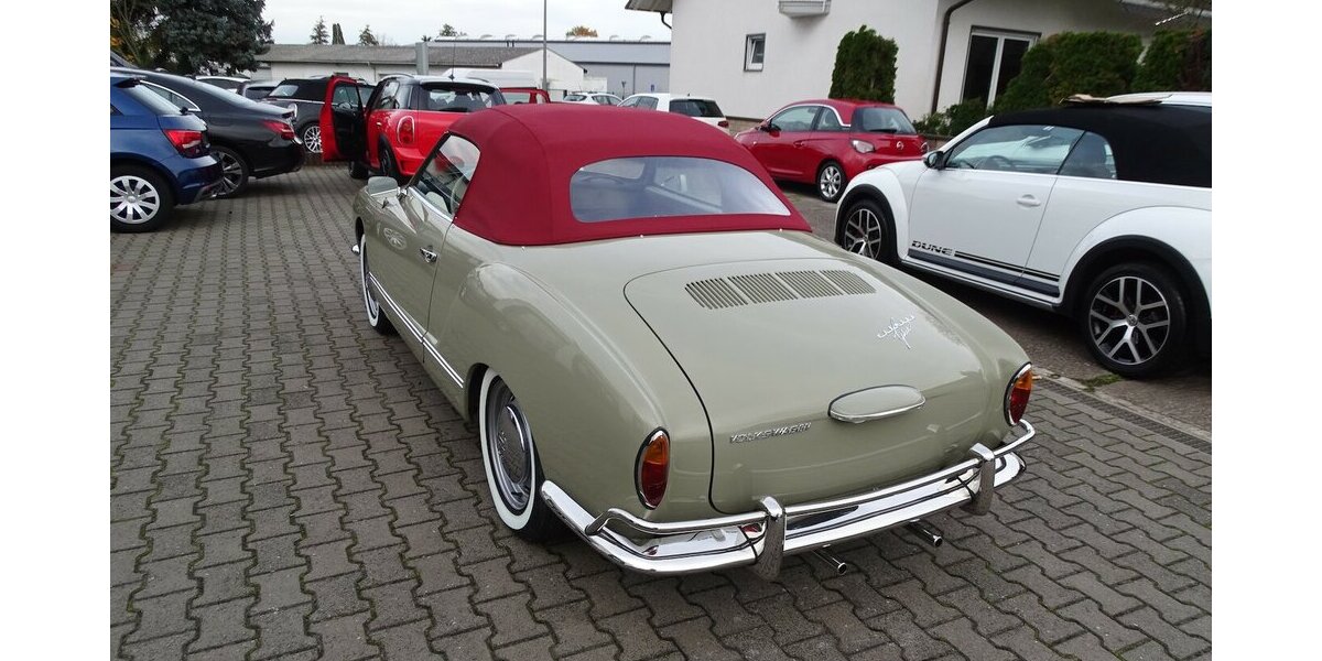 VW Karmann Ghia Cabrio vollständig restauriert 1.200 km 63.900 &euro; Rodgau 63110