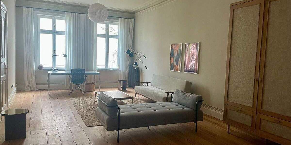Etagenwohnung Hamburg Rotherbaum - 2 Zimmer, 90 m&sup2;, 3.000&euro; | Angebot:26433541