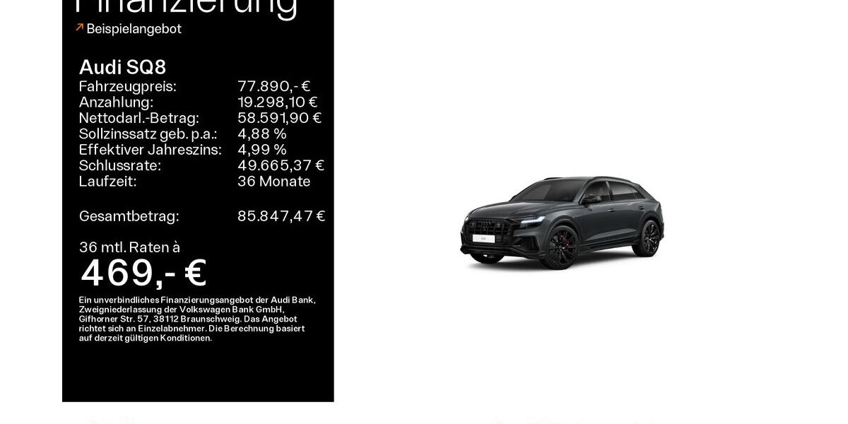 Audi SQ8 82.514 km 77.890 &euro; Oberursel 61440