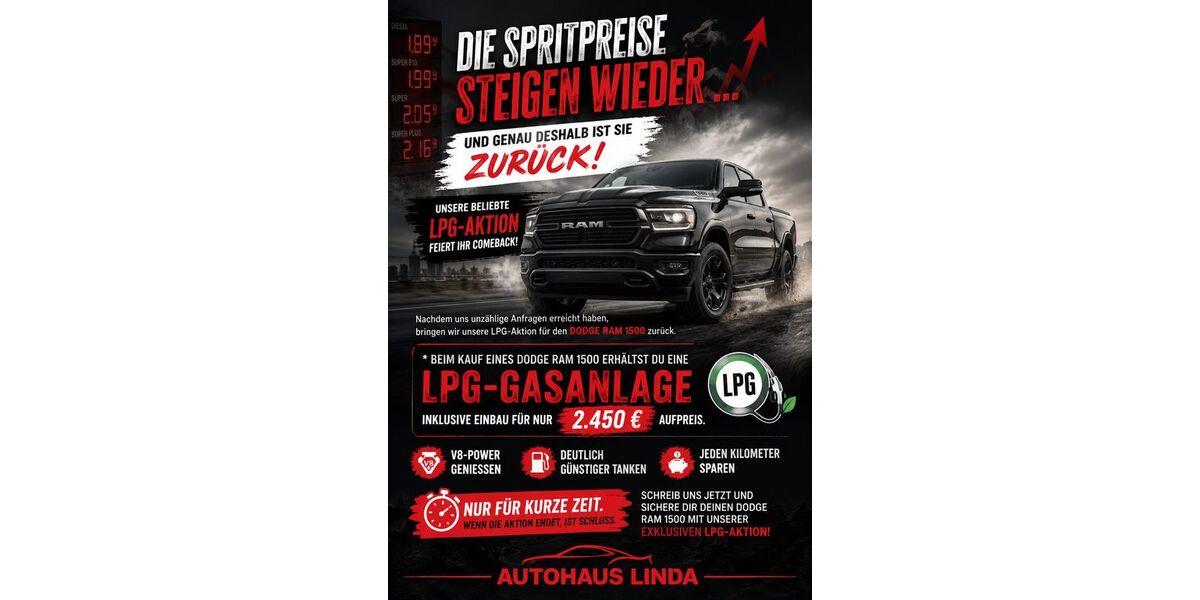 Dodge RAM 38.000 km 54.900 &euro; Treuchtlingen 91757