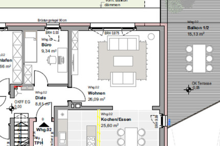 Wohnung Büren - 4 Zimmer, 136 m&sup2;, 1.224&euro; | Angebot:24919436
