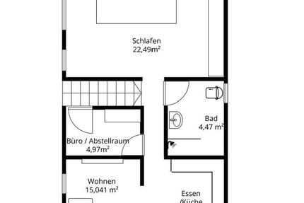 Wohnung Wallersdorf - 2.5 Zimmer, 80 m&sup2;, 640&euro; | Angebot:26403644