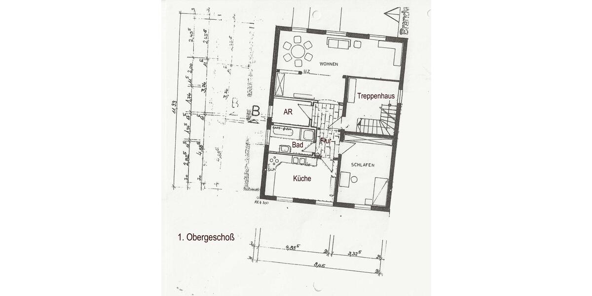 Etagenwohnung Hirschaid - 2 Zimmer, 72 m&sup2;, 720&euro; | Angebot:25539700