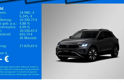 VW T-Roc 1.609 km 24.980 &euro; München 80687
