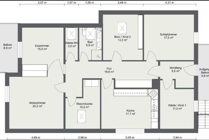 Gehoben ausgestattete Wohnung (Neubauzu.) im Herzen von Ortenburg