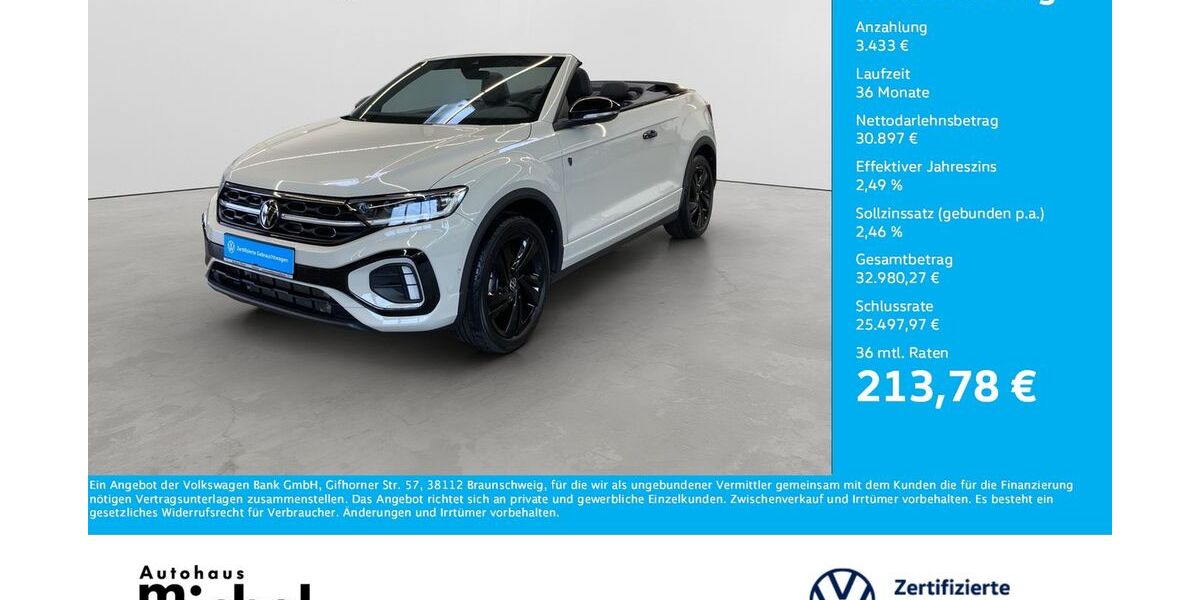 VW T-Roc 17.500 km 34.330 &euro; Gießen 35394