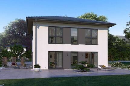 MODERNES WOHNHAUS MIT ELEGANTEM WALMDACH