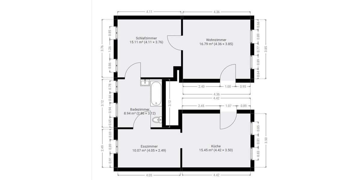 MODERNE, RENOVIERTE 3-ZIMMER-WOHNUNG IN BAD LAUTERBERG 3 zimmer