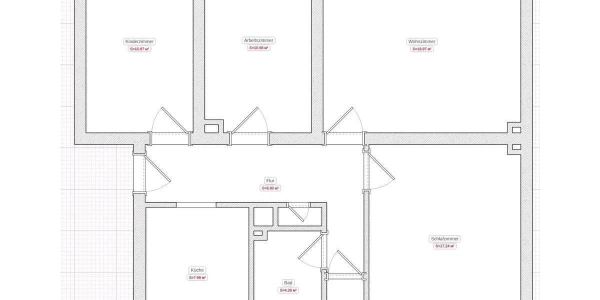 Etagenwohnung Jena - 4 Zimmer, 82 m&sup2;, 299.000&euro; | Angebot:27005120