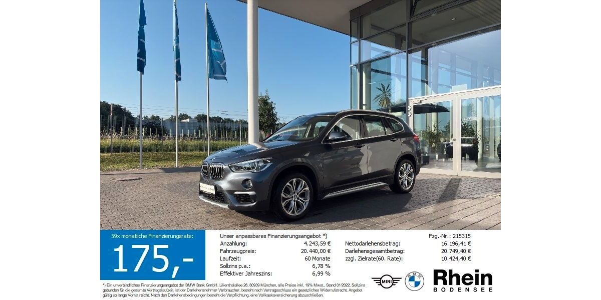 BMW X1 62.800 km 20.440 &euro; Friedrichshafen 88046