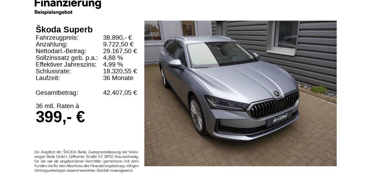 Skoda Superb 31.309 km 38.590 &euro; Hildesheim 31137