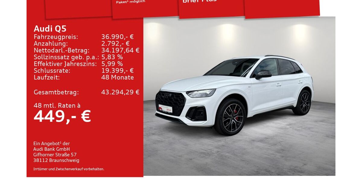 Audi Q5 55.750 km 36.990 € Mosbach 74821