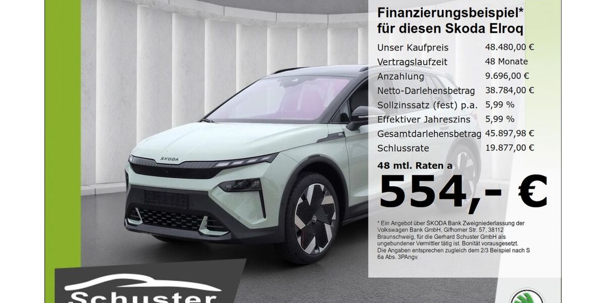 Skoda Elroq 3.500 km 48.480 &euro; Ruhstorf 94099