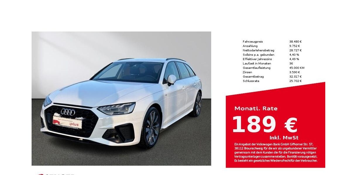 Audi A4 6.067 km 38.480 &euro; Bielefeld 33609