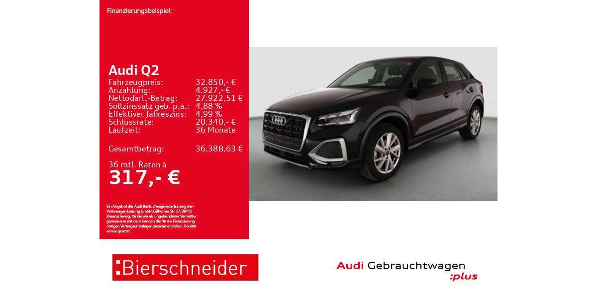 Audi Q2 26.793 km 32.850 &euro; Aalen 73431