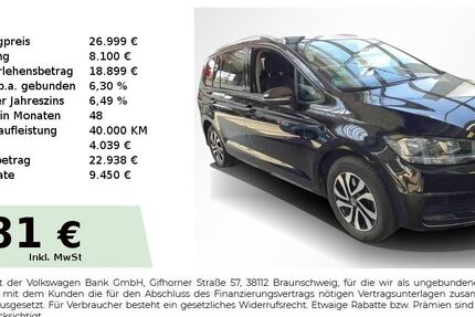 VW Touran 49.999 km 26.440 &euro; Nürnberg 90431