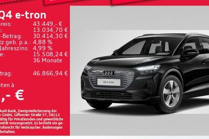 Audi Q4 e-tron 26.813 km 43.449 &euro; Eching 85386