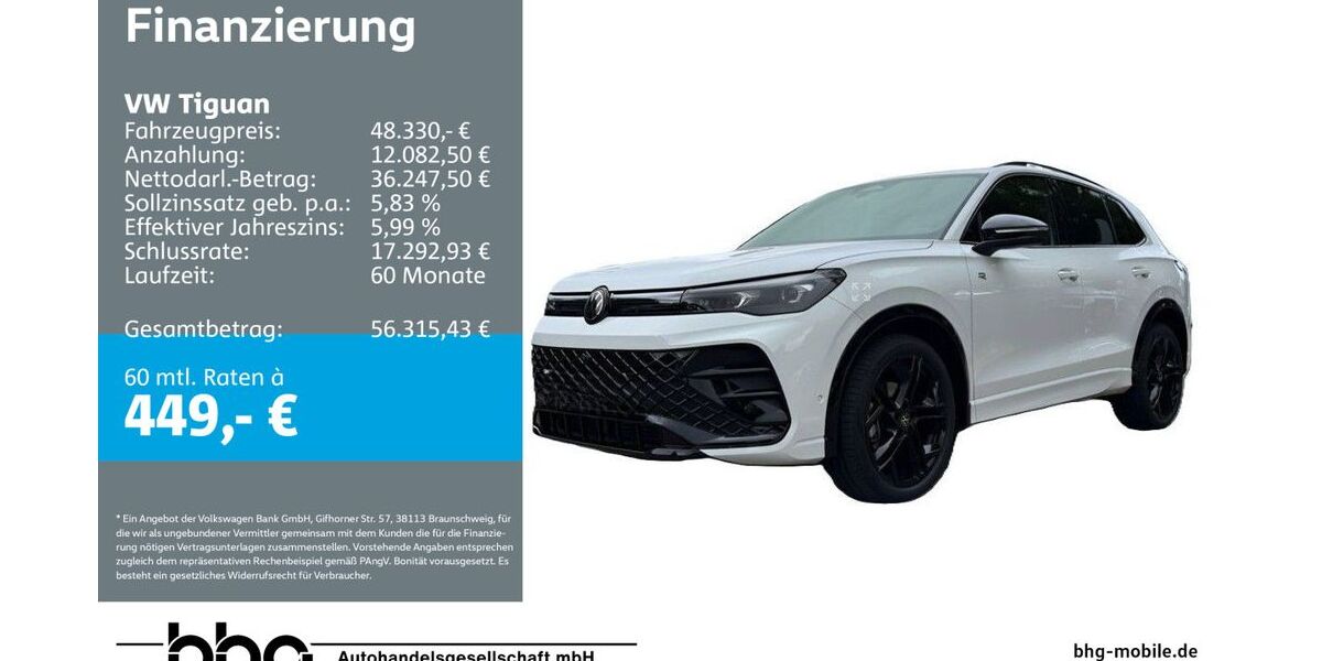 VW Tiguan 16.198 km 48.330 &euro; Kehl 77694