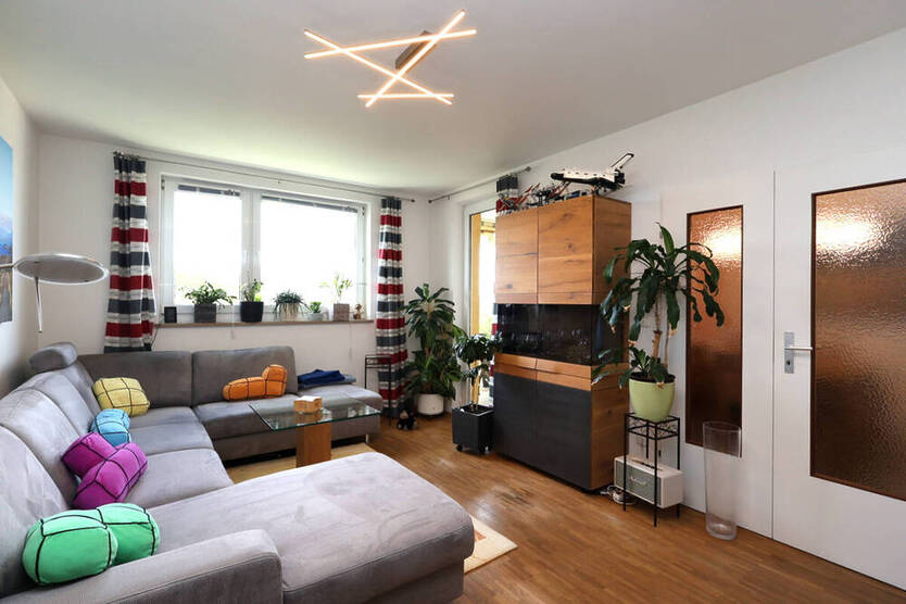 Sonnige 2-Zimmer-Wohnung in ruhiger Lage mit Westloggia