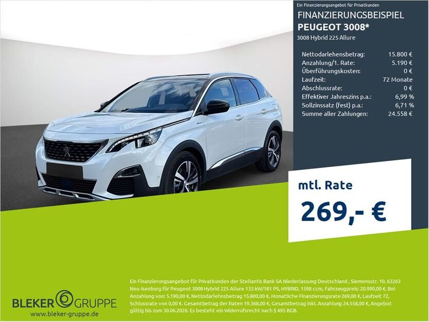 Peugeot 3008 59.276 km 20.990 € Ahaus 48683