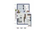 Etagenwohnung Tacherting - 2 Zimmer, 62 m&sup2;, 627&euro; | Angebot:26345283