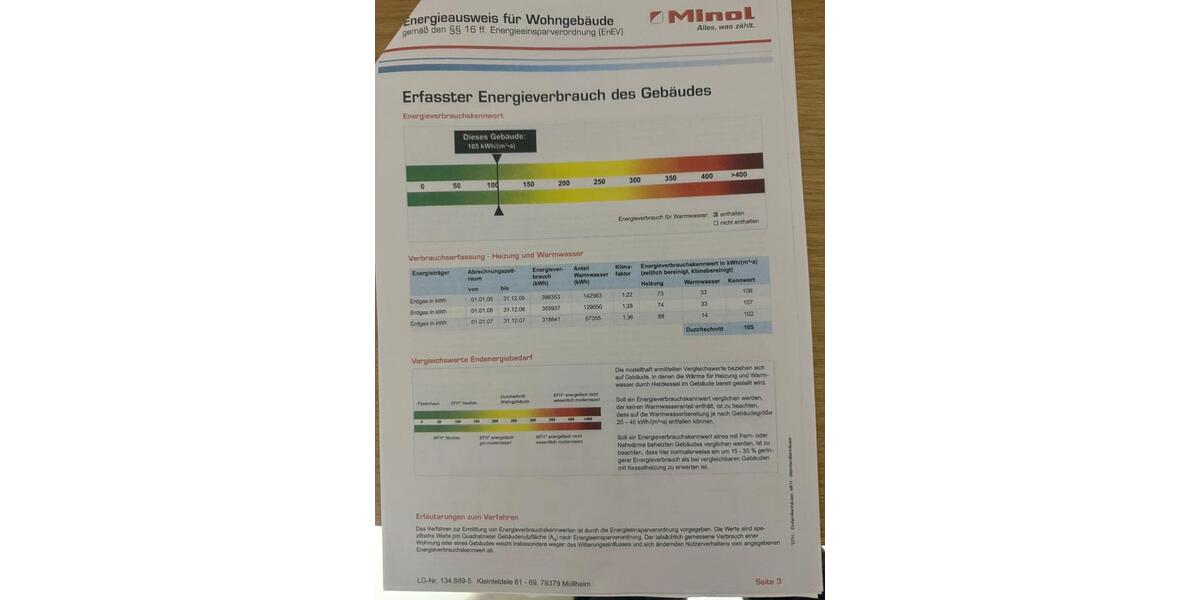 Etagenwohnung Müllheim - 3.5 Zimmer, 90 m&sup2;, 1.300&euro; | Angebot:26348710
