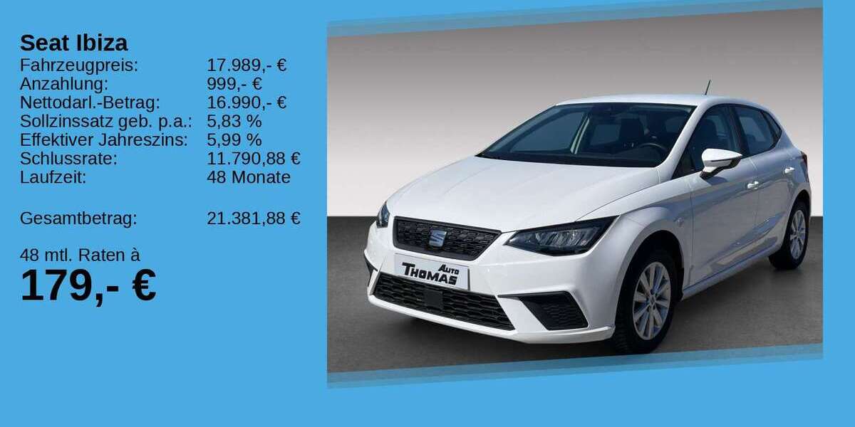 Seat Ibiza 25.920 km 17.989 &euro; Bonn 53227