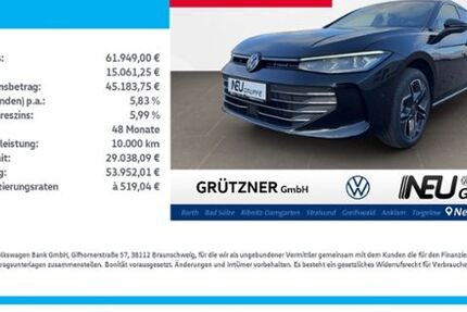 VW Passat Variant 6.001 km 56.590 &euro; Neubrandenburg 17033