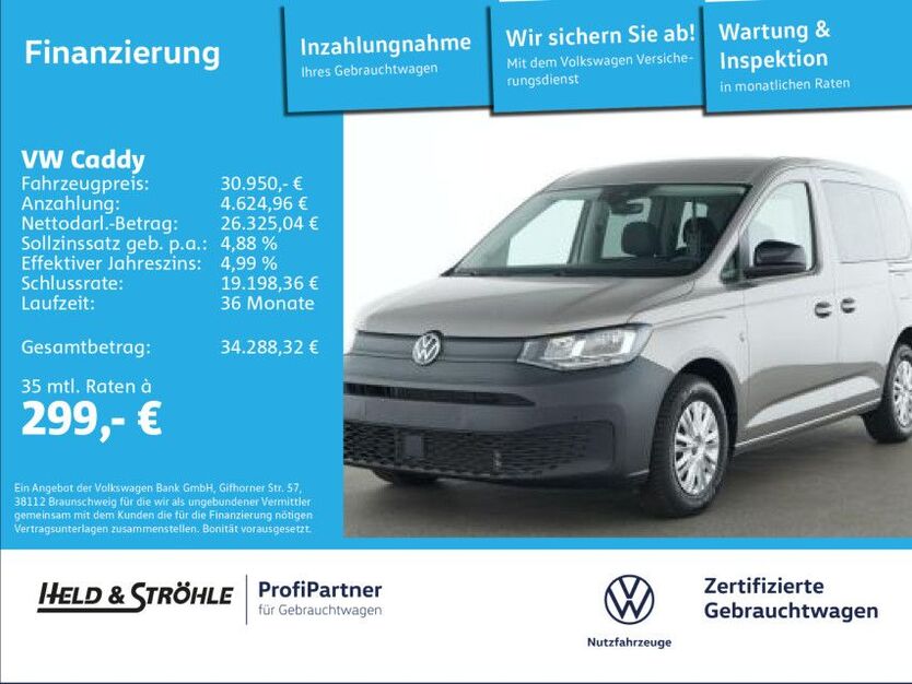VW Caddy 12.900 km 30.950 € Ulm 89079