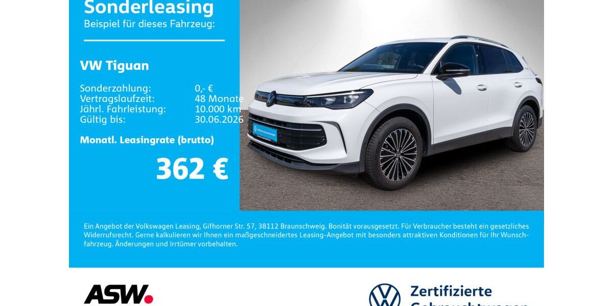 VW Tiguan 25.500 km 34.930 &euro; Bad Rappenau 74906