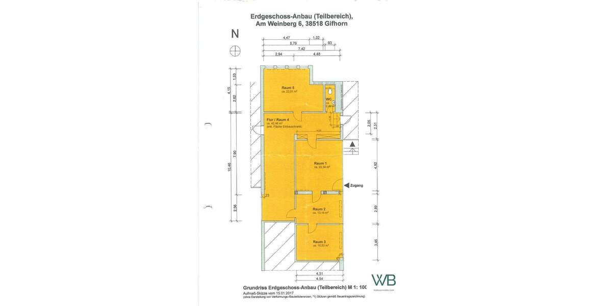 Einfamilienhaus Gifhorn - 6 Zimmer, 1.100&euro; | Angebot:25290462