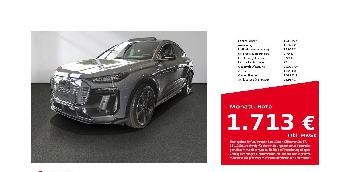Audi Q6 e-tron 18.500 km 103.935 &euro; Lübeck 23556