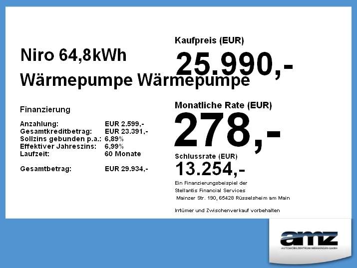 Kia Niro 38.074 km 25.990 &euro; Mindelheim 87719
