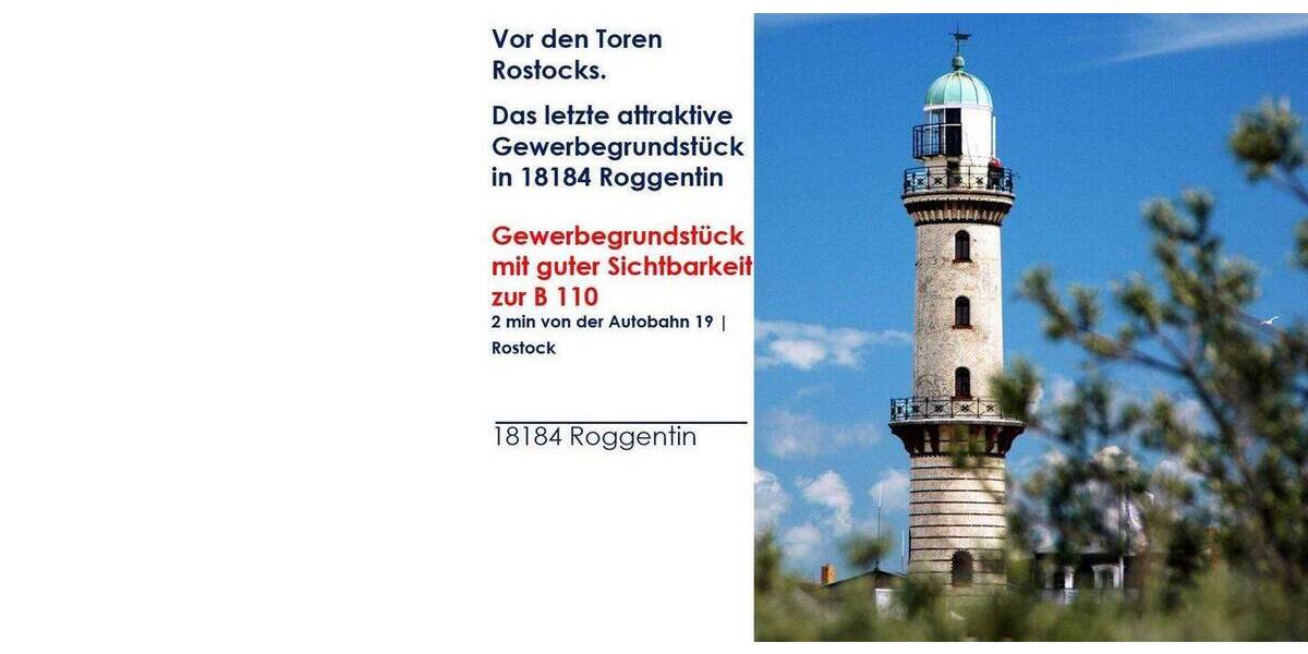 Grundstück Roggentin b. Rostock Stadtmitte - 429.750&euro; | Angebot:25909464