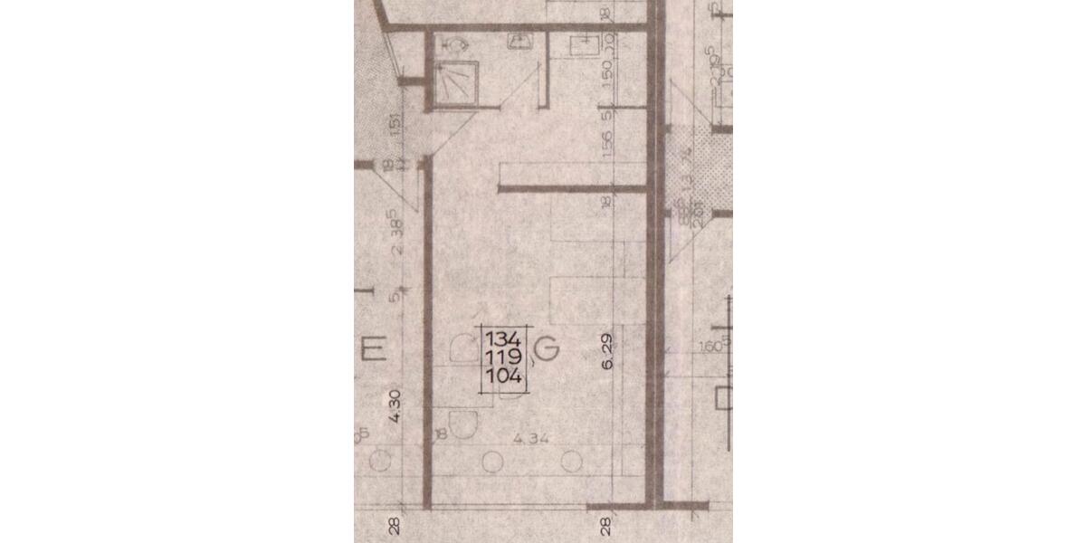 Etagenwohnung Kassel Bettenhausen - 1 Zimmer, 40 m&sup2;, 70.000&euro; | Angebot:26688070