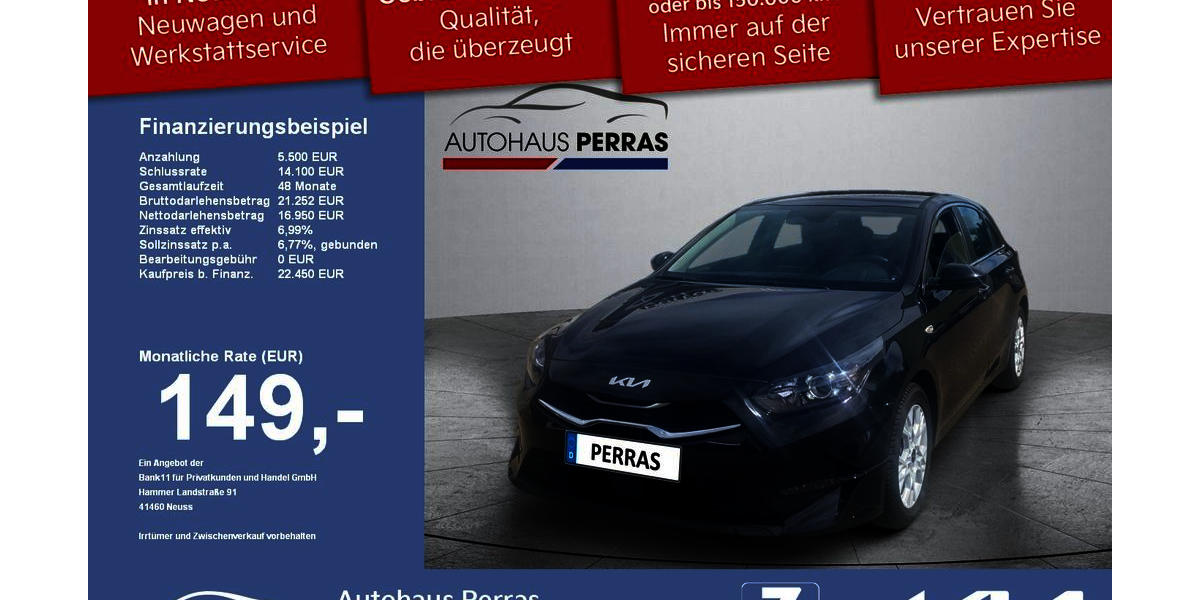 Kia ceed / Ceed 13.441 km 22.450 &euro; Neumarkt 92318