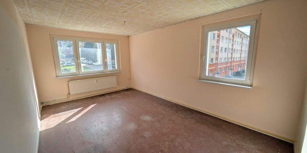 Etagenwohnung Limbach-Oberfrohna Oberfrohna - 3 Zimmer, 58 m&sup2;, 37.700&euro; | Angebot:25400772