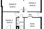 Etagenwohnung Bremen Östliche Vorstadt - 2.5 Zimmer, 52 m&sup2;, 175.000&euro; | Angebot:26690550
