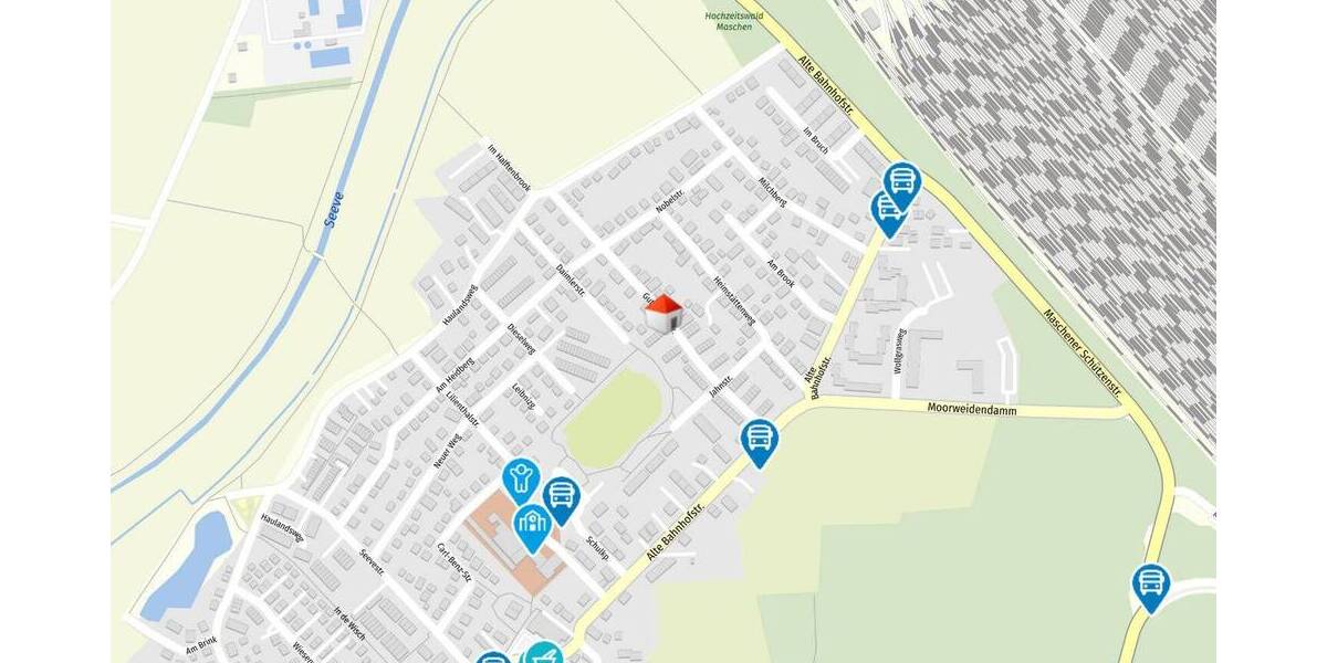 Reihenmittelhaus Seevetal Maschen - 3 Zimmer, 87 m&sup2;, 159.000&euro; | Angebot:26796275