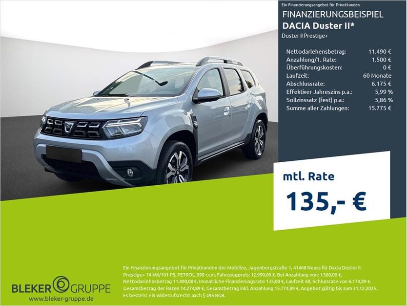Dacia Duster 99.949 km 12.990 € Borken 46325
