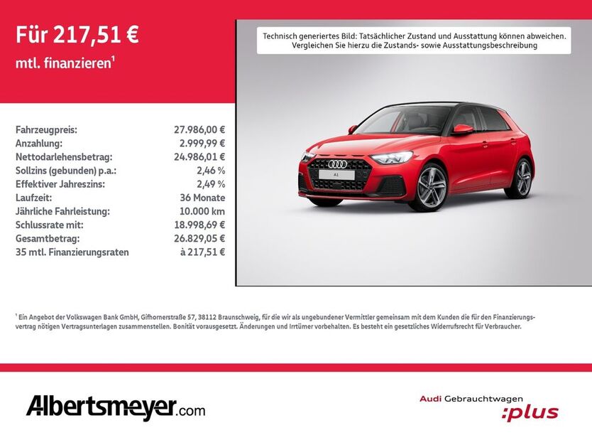 Audi A1 7.496 km 27.986 € Nordhausen 99734