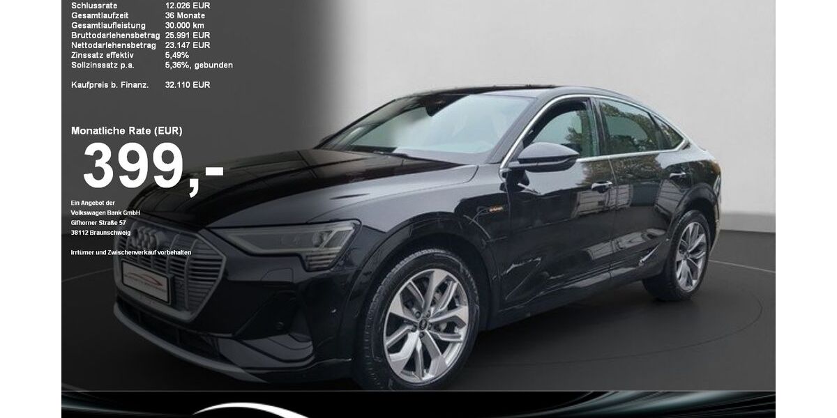 Audi e-tron 23.128 km 32.110 &euro; Sigmaringen 72488