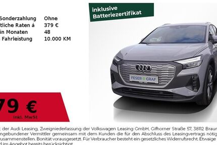 Audi Q4 e-tron 8.001 km 41.840 &euro; Erlangen 91058