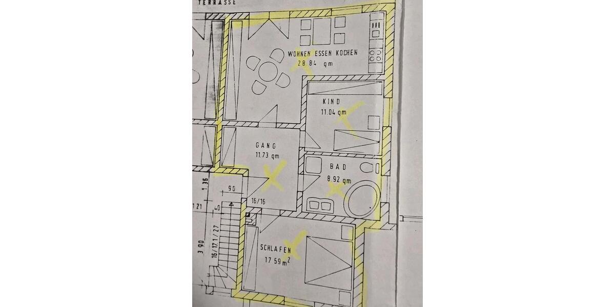 Erdgeschoßwohnung Leiblfing - 3 Zimmer, 80 m&sup2;, 235.000&euro; | Angebot:25922380