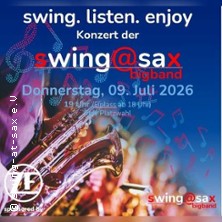 swing. listen. enjoy - Konzert der swing@sax Big Band 09.07.2026 Stadthalle Schweinfurt