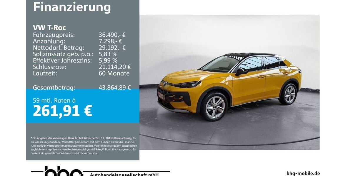 VW T-Roc 1.500 km 36.490 &euro; Ettlingen 76275
