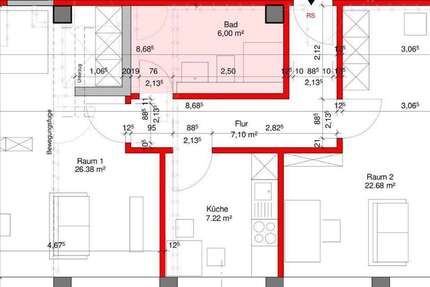 Wohnung zum Mieten in Frechen 1.050 € 70 m² 2 zimmer