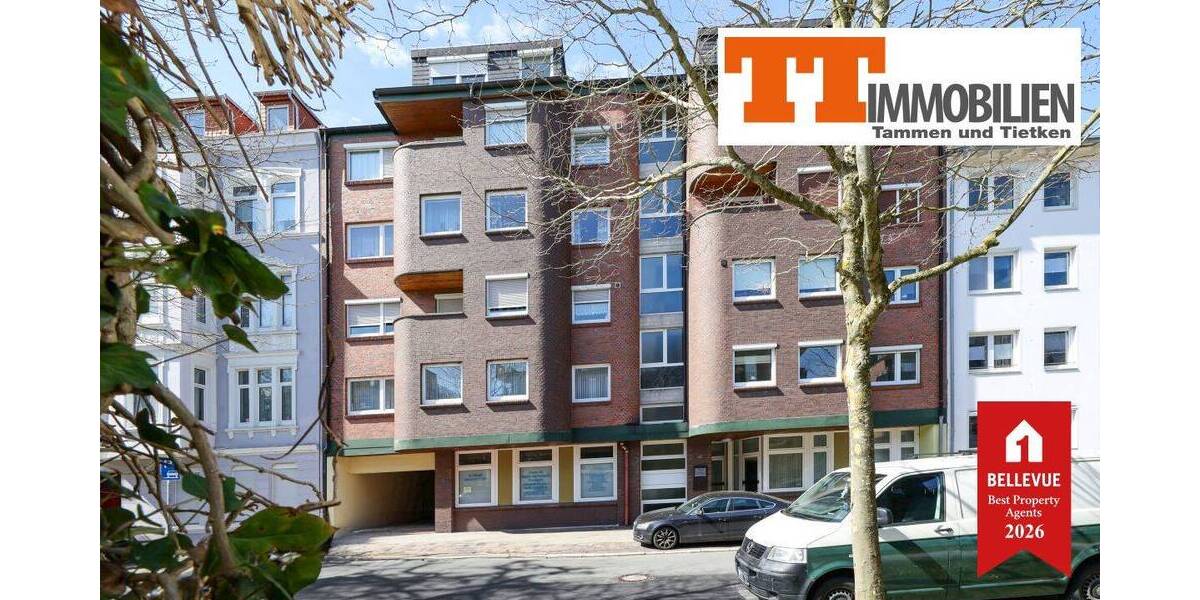 Etagenwohnung Wilhelmshaven Innenstadt - 3 Zimmer, 100 m&sup2;, 155.000&euro; | Angebot:26825637